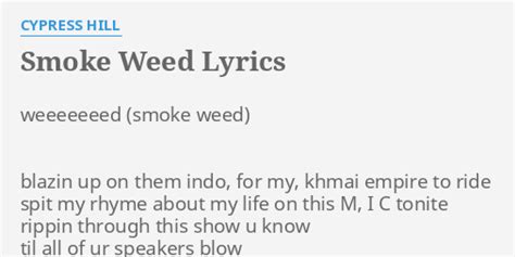 ysl smoke weed lyrics|Smoke .